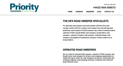 Desktop Screenshot of prioritysweepers.com